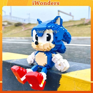 Đồ chơi lắp ráp mô hình nhím sonic diy để bàn trang trí kids education toys