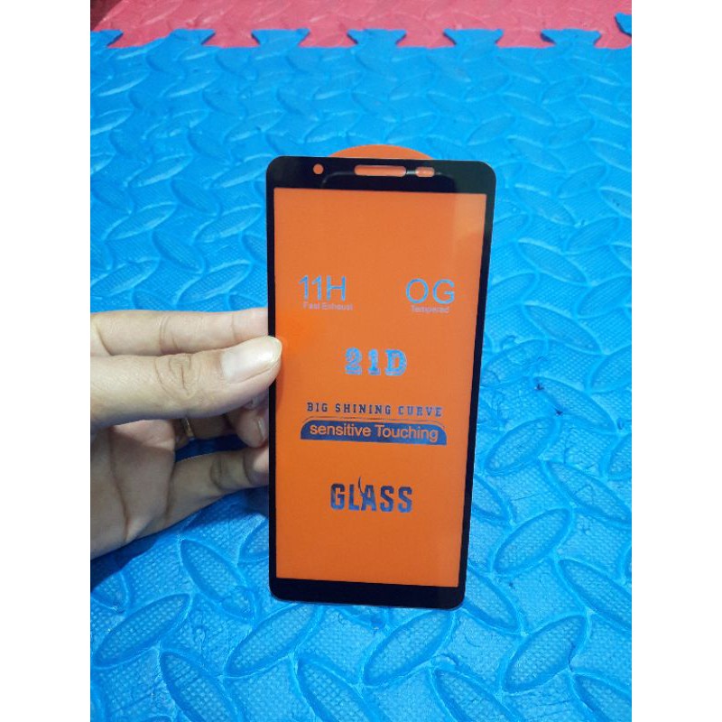 kính cường lực samsung A01 core full màn 21D kèm phụ kiện dán