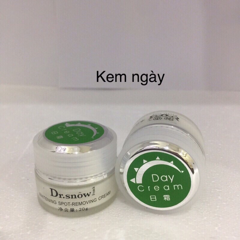 Kem Vỗ Nám Dr Snow 1 bộ