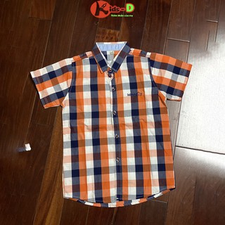 Sơ Mi Kẻ Cho Bé Trai Size Đại