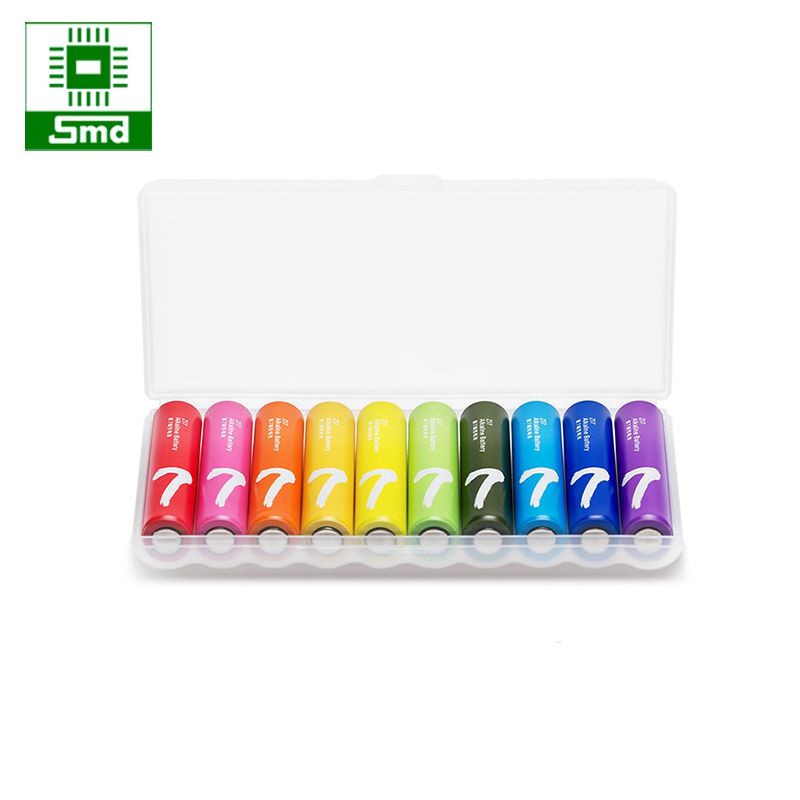 Hộp Pin tiểu AAA Xiaomi Rainbow (Hộp 10 viên Không sạc)