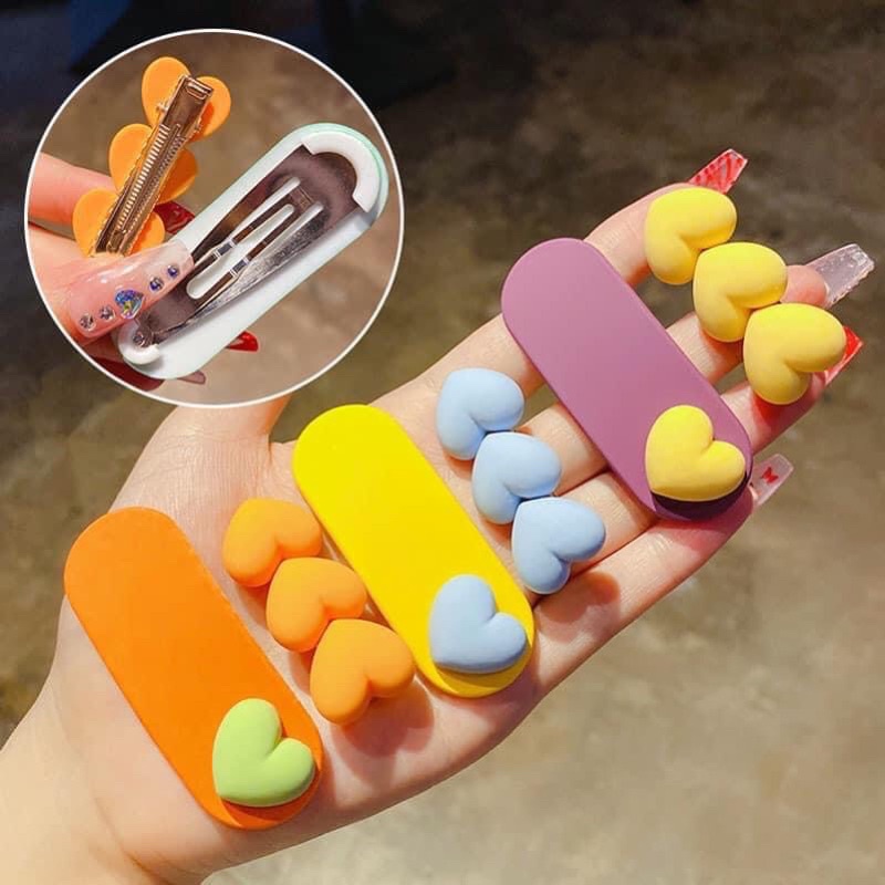 SET KẸP 4 TIM DÀNH CHO BÉ YÊU