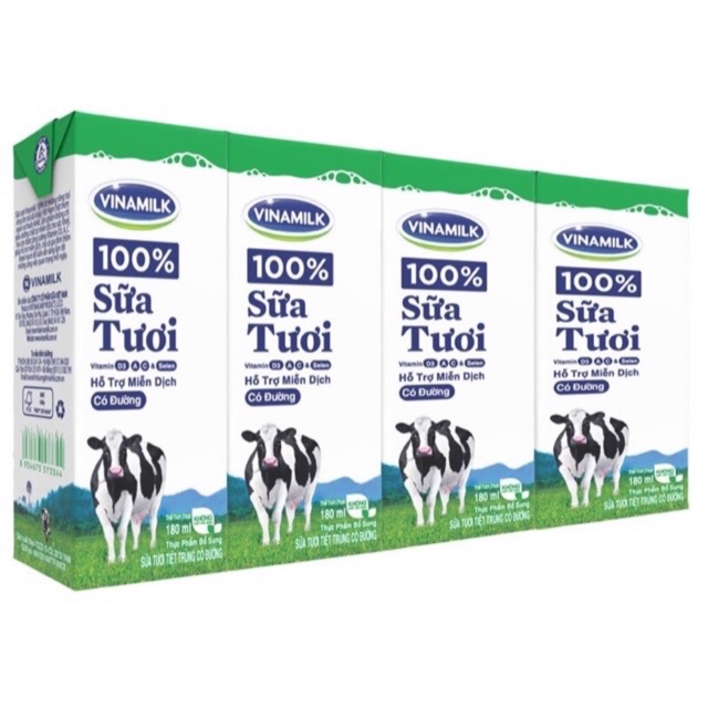 Thùng sữa vinamik 180ml,48 hộp