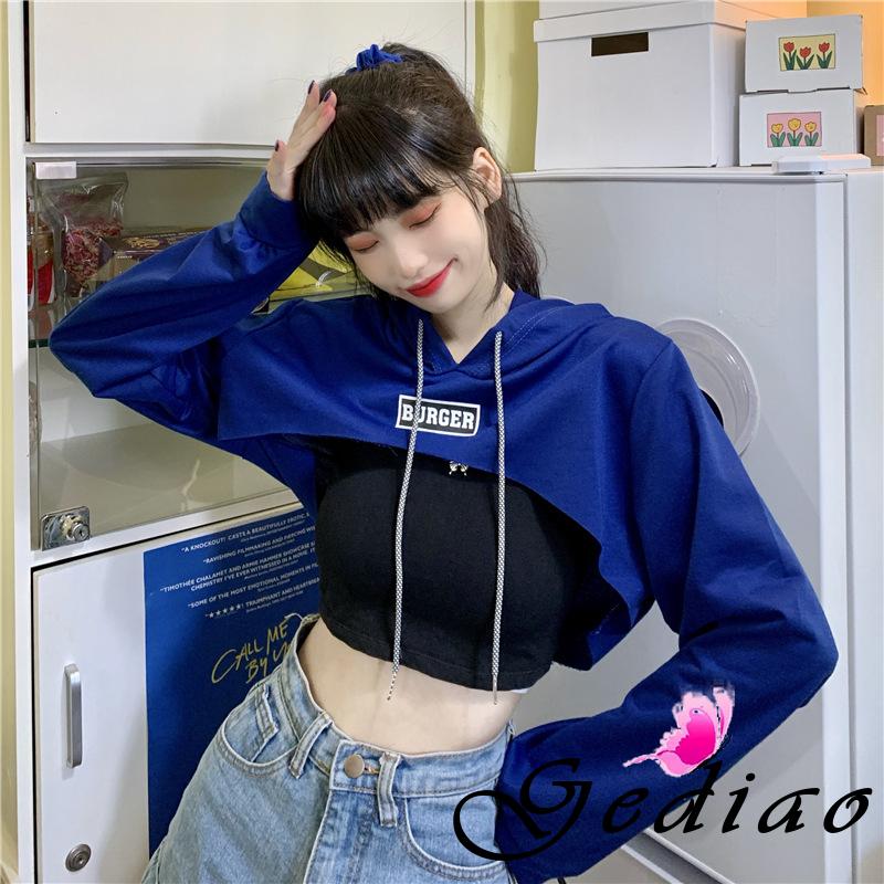 Áo Hoodie Lửng Thời Trang Dành Cho Nữ