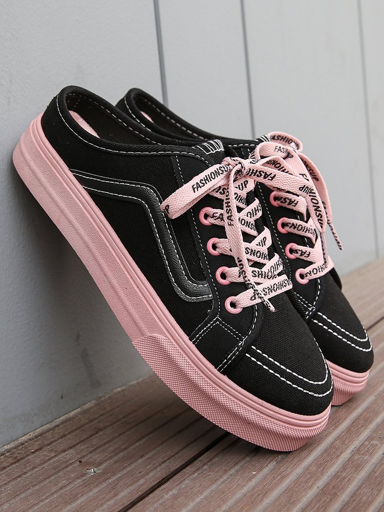 Giày Đạp Gót Mũi Tròn Phong Cách Hàn Quốc Thời Trang Nữ Xinh Xắn | BigBuy360 - bigbuy360.vn