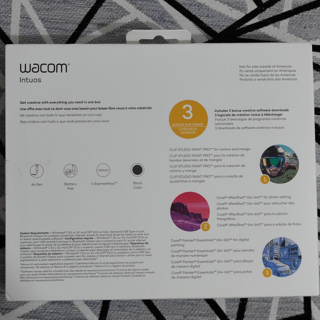 Bảng Vẽ Điện Tử Wacom Intuos S CTL 4100 - Chính hãng