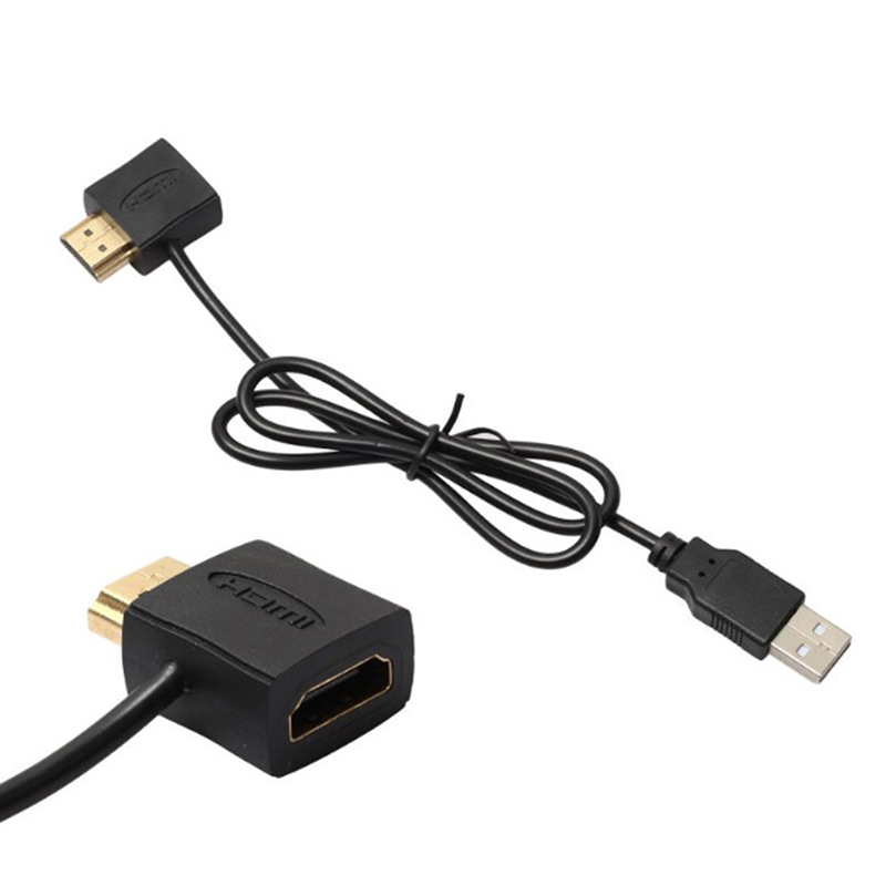 FAVN Bless HDMI Male To Female Adapter with USB Power Supply Connector Converter Cable Glory