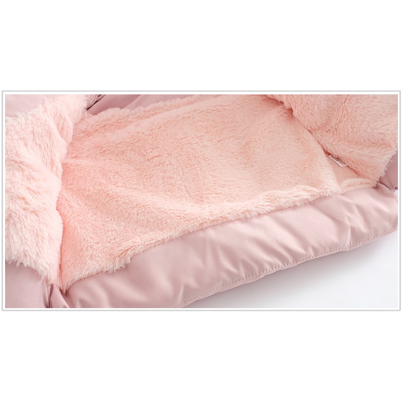 Áo Khoác Nhồi Bông Dày Phong Cách Công Chúa Thời Trang Mùa Đông 2020 Dành Cho Bé Gái ^ o ^ 2020