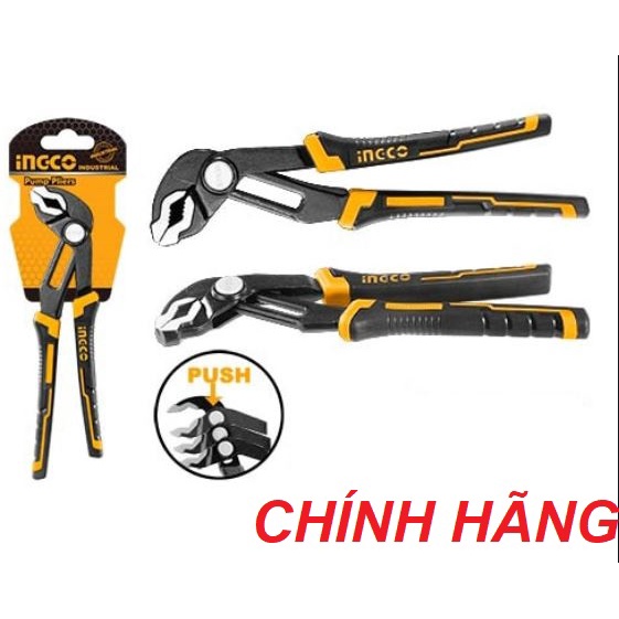 ĐỒ NGHỀ INGCO Kềm bơm nước 10&quot;/45x250mm HPP68258 (Cam kết Chính Hãng 100%)