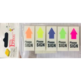 Giấy Note trình ký Please sign