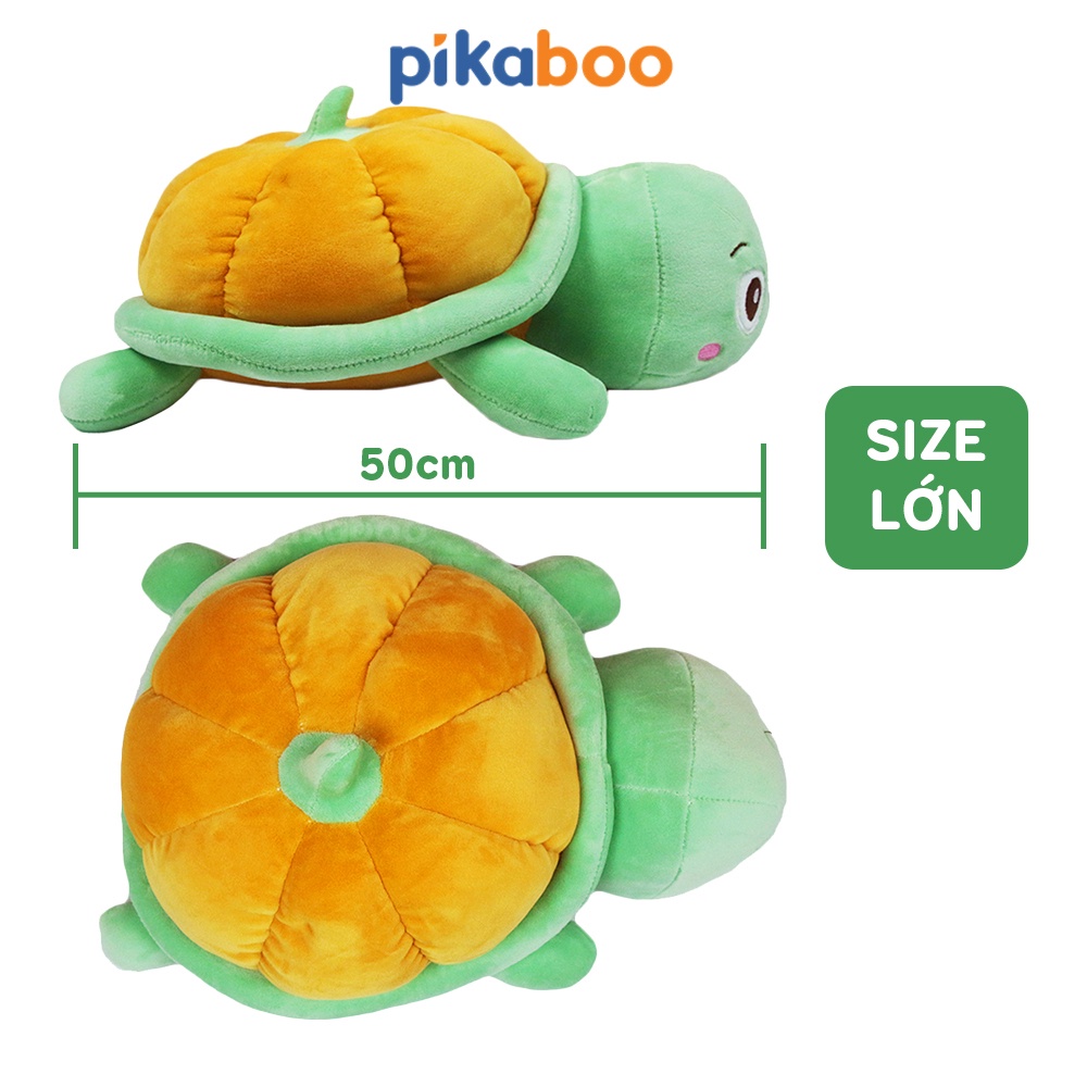 Gấu bông rùa bí ngô cute size 35,50cm cao cấp Pikaboo mềm mịn dễ thương cho bé