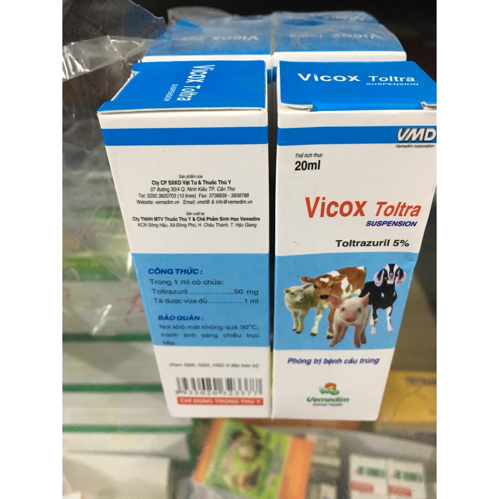 Cầu trùng VICOX TOLTRA  - chỉ dùng trong thú y