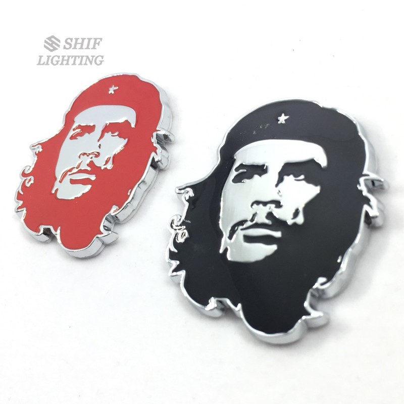 Miếng dán kim loại trang trí xe hơi vara Rebel cuban