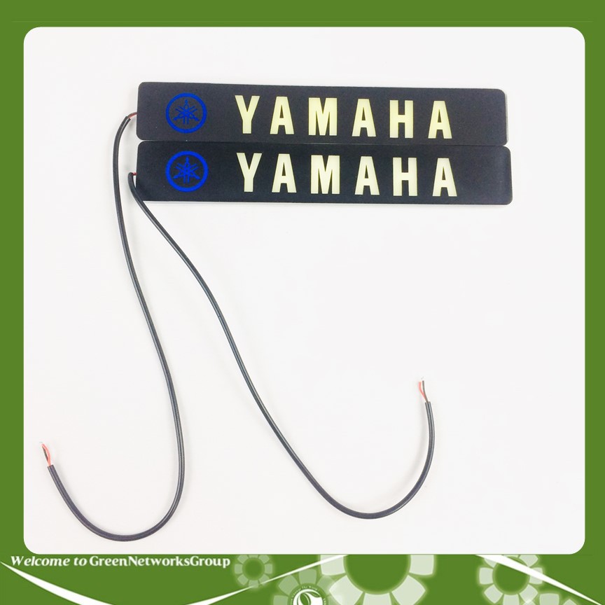 Bảng tên đèn led ốp hông Yamaha Greennetworks