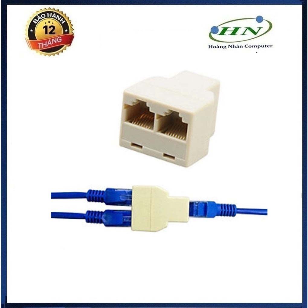 Đầu Nối Dây Mạng RJ45 chia 1 ra 2