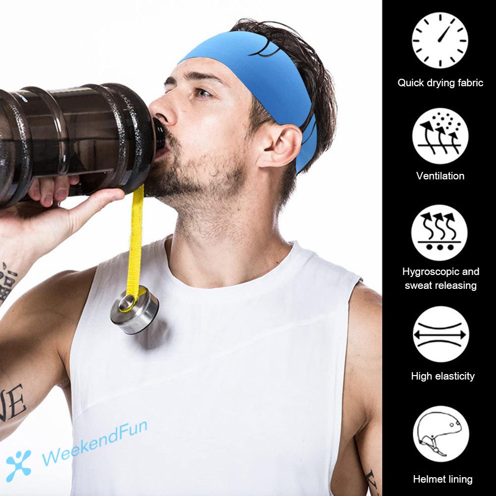 Băng đô thể thao co giãn thấm hút mồ hôi thoáng khí dành cho nam và nữ