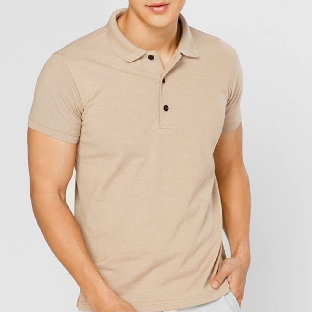 Áo phông nam cổ bẻ ngắn tay cao cấp : Chất thun cá sấu cotton 100% co giãn 4 chiều cực mềm mịn mát(ACB) | BigBuy360 - bigbuy360.vn