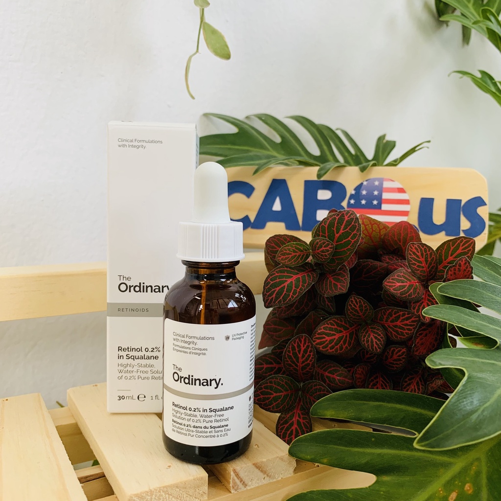 Tinh Chất Serum Retinol Squalane nồng độ 0.2% - 0.5% - 1% CABOUS030 TheOrdinary làm căng bóng, chống lão hóa, đều màu da