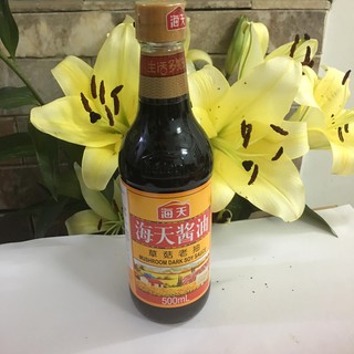 Hàng nhập có sẵn - hắc Xì dầu  hương vị nấm hương hải thiên - nước tương  hải thiên thơm ngon lạ miệng