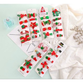 Kẹp tóc noel cho bé