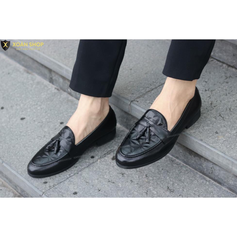 Giày Da Nam,giày lười nam,giày nam đẹp dập vân 3D mã G012 | BigBuy360 - bigbuy360.vn