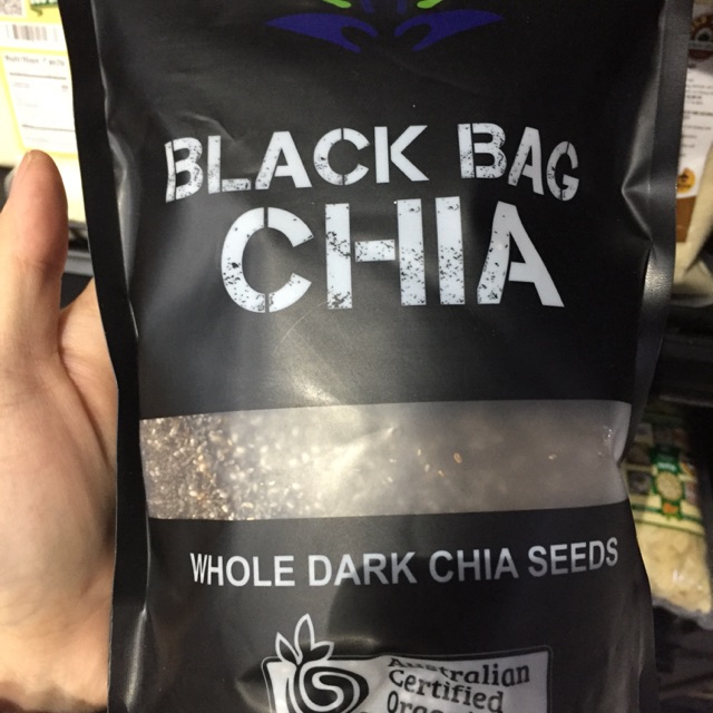 Hạt chia Black bag chia seed gói 500gram