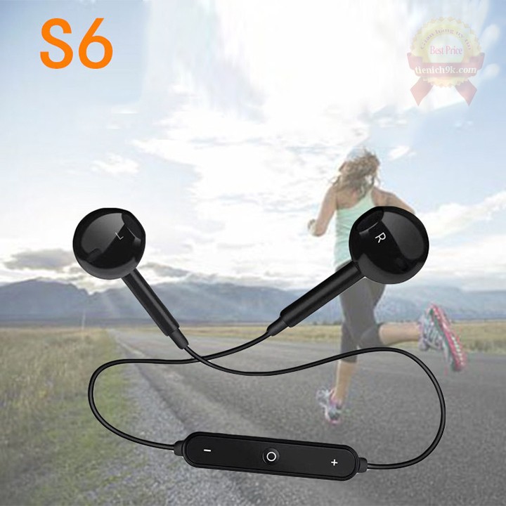 Tai nghe điện thoại bluetooth không dây S6 cao cấp – Bảo hành 6 tháng