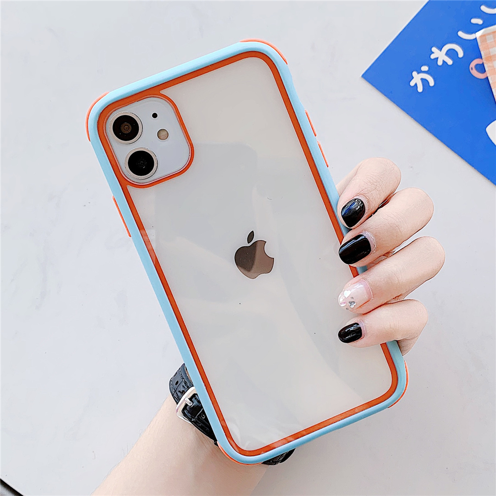 ốp điện thoại Mềm Chống Sốc Màu Kẹo Ngọt Cho Iphone 12 Pro Max 11 Pro Xr Xs X Xs Max 7 8 Plus Se2 2020 | BigBuy360 - bigbuy360.vn