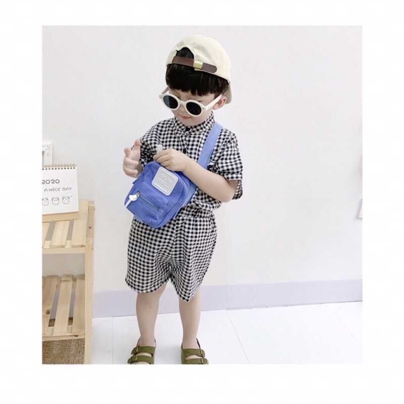 Tiemmomo_ Túi xách đeo chéo cho bé trai bé gái hot trend