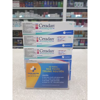 Ceradan Soothing Gel 10g  làm dịu da, dành cho da ngứa, mẩn đỏ.