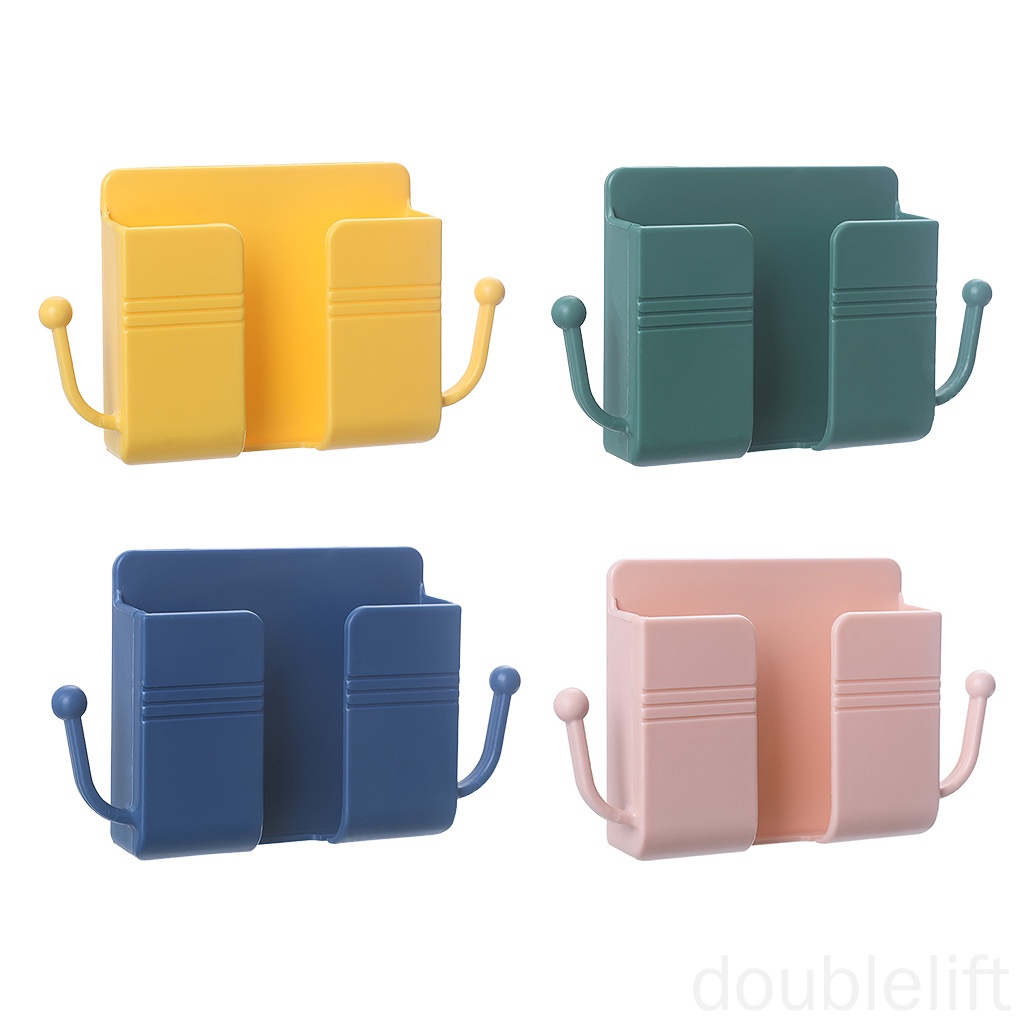 Hộp đựng điều khiển từ xa / điện thoại gắn tường bằng nhựa tiện dụng cho gia đình / văn phòng