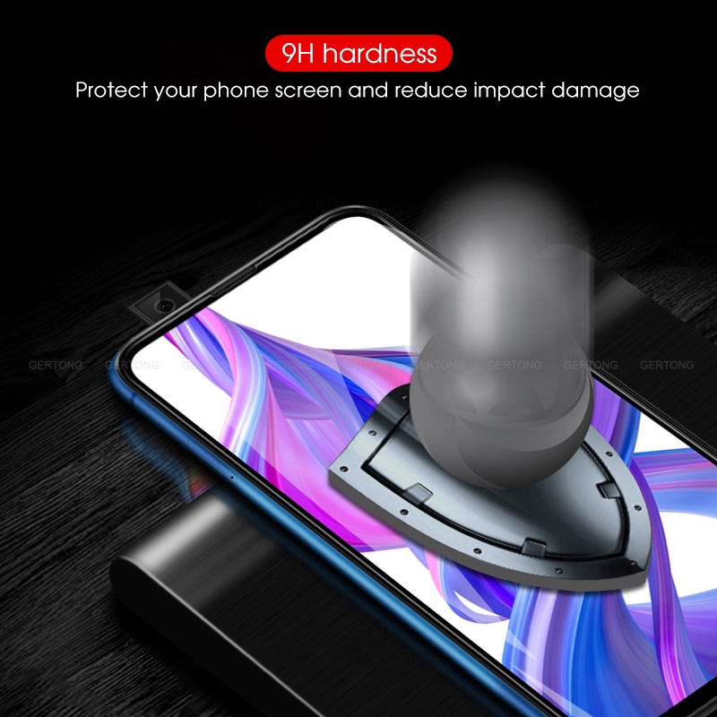 Honor9X Tempered Glass Screen Protector For Huawei Honor 7X 8X 9X 10 20 Pro Lite View20 Full Glue Screen Protector &amp; Camera Lens Glass Protector