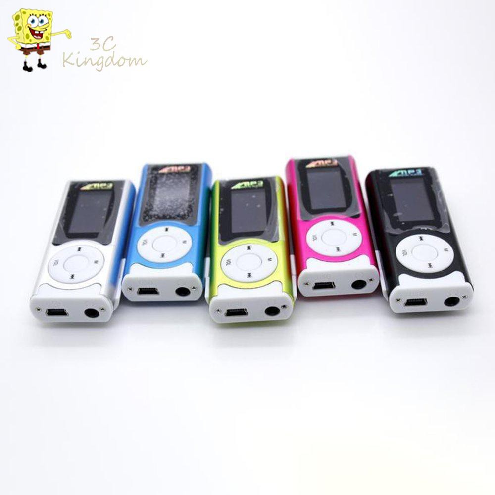 ☆Pro☆ Card Insertion Light Clip With Screen Mp3 Music Playing Outside Music Player