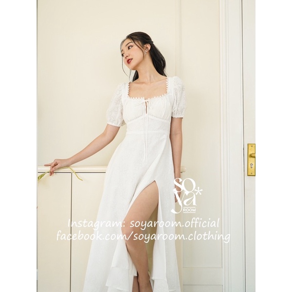 Đầm Xô Hoa Chìm - Baby Cloud Dress