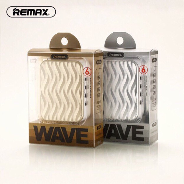Củ sạc nhanh remax RP-U41 dòng 6A có 4 cổng USB- Củ sạc remax RP-U41 sạc liền lúc nhiều thiết bị với ổ cắm gập 90 độ ♥️♥