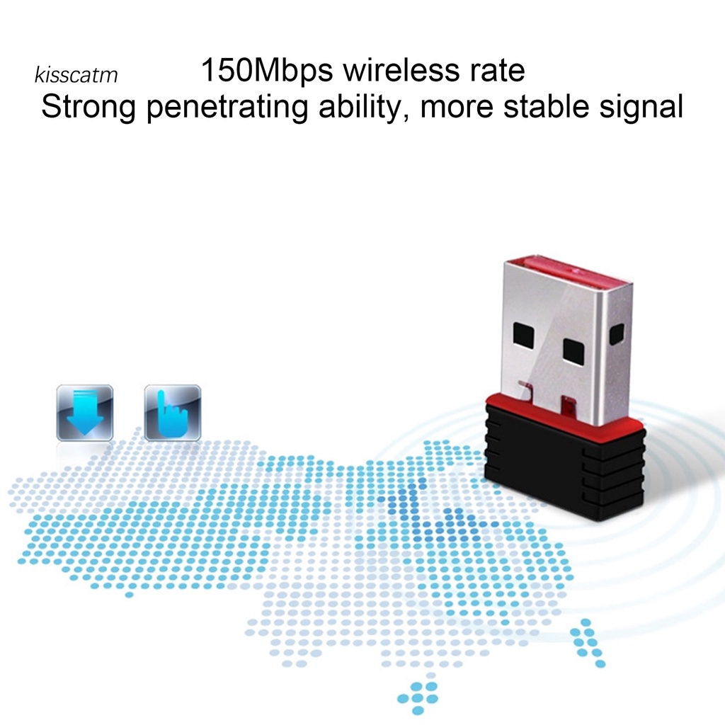 Usb WiFi Không Dây Dễ Dàng Mang Theo Tiện Dụng