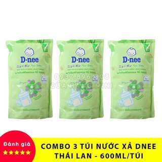 Thùng 12 túi nước rửa bình sữa dnee 600ml