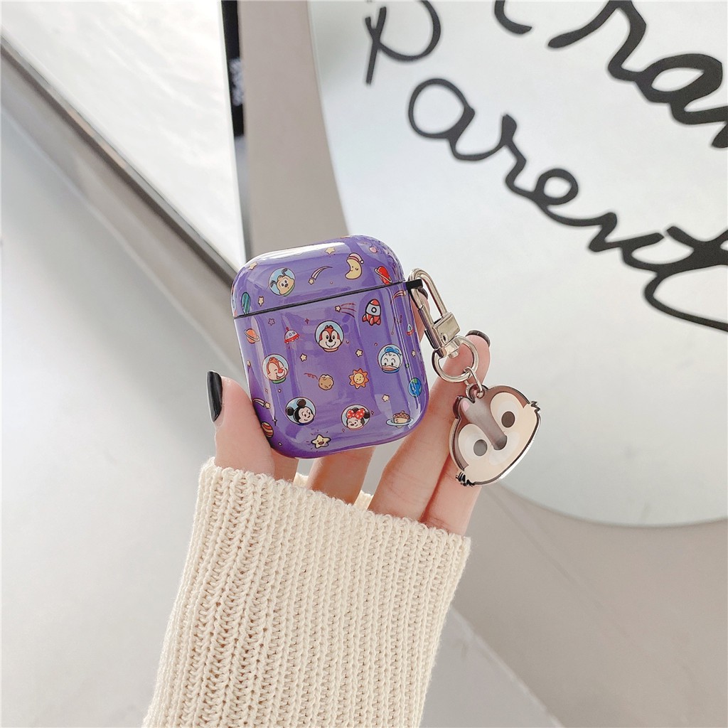 Vỏ Bảo Vệ Hộp Đựng Tai Nghe Họa Tiết Hoạt Hình Dễ Thương Dành Cho Iphone Airpods Pro 1/2 | BigBuy360 - bigbuy360.vn