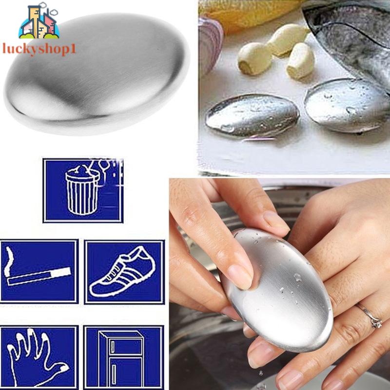 ❤❤❤(Hot products for family life)Stainless Steel Soap Odour Remover Kitchen Bar Hand Eliminating Odor Smell Chef Steel Soapcan
