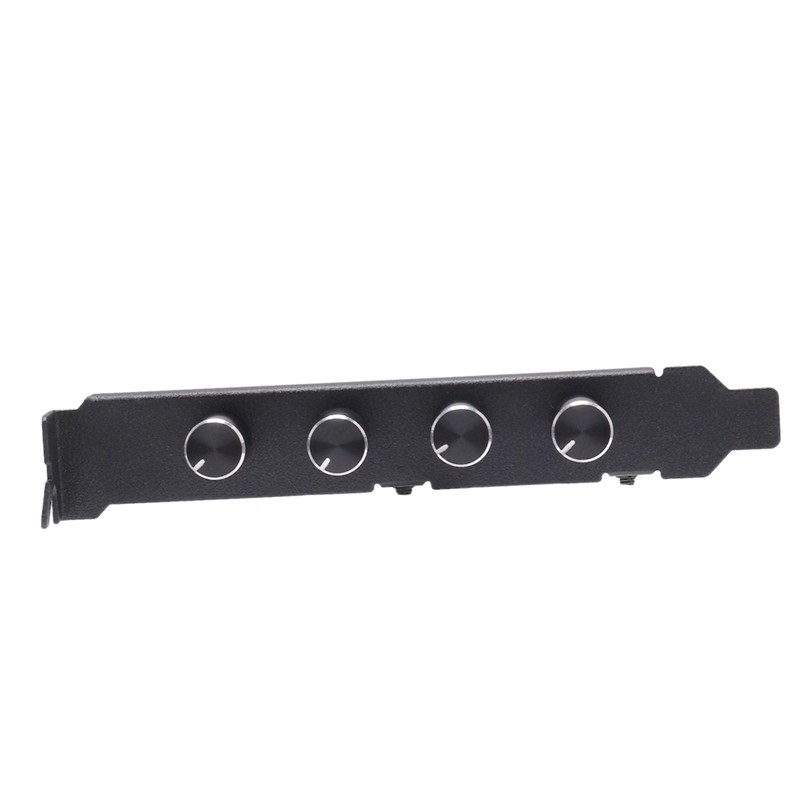 PC 8 Channels Hub 4 Knob Cooling Fan Speed Controller trynemgo