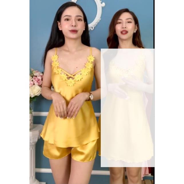 Đồ Bộ Ngủ Mặc Nhà Lụa Satin AMAKA DUIAS06AMK | BigBuy360 - bigbuy360.vn