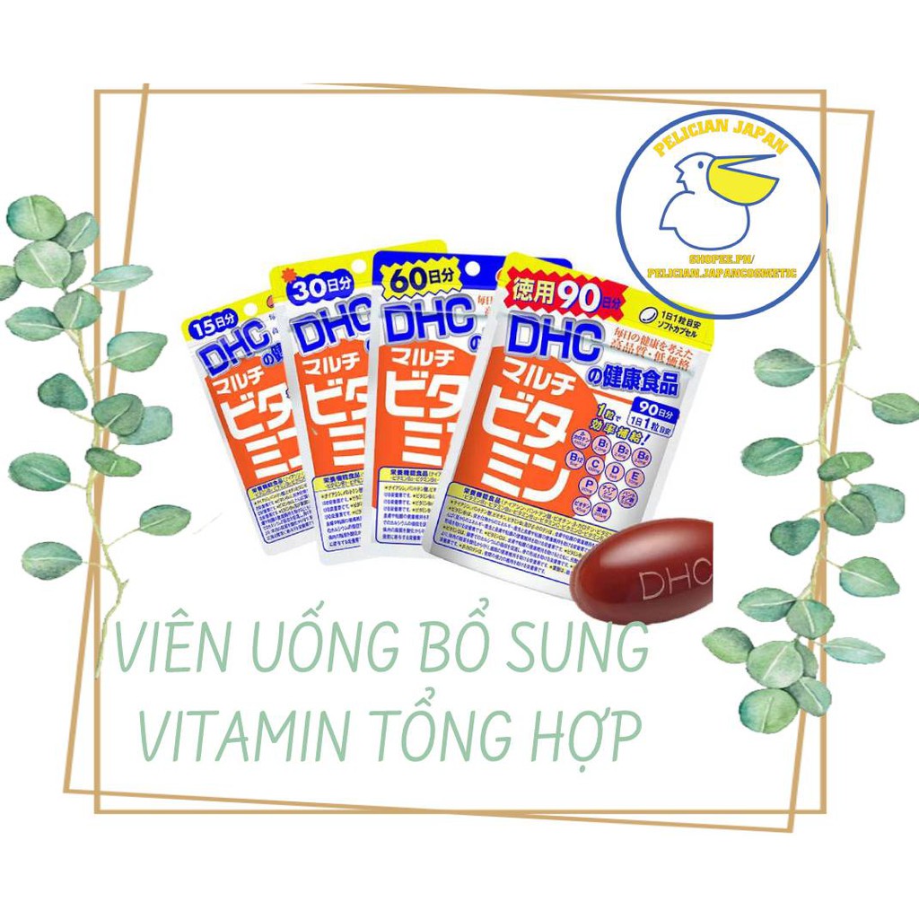 [Mã COS1505 giảm 8% đơn 300K] [TẶNG QUÀ KÈM] VIÊN UỐNG BỔ SUNG VITAMIN TỔNG HỢP DHC MULTI VITAMINS | BigBuy360 - bigbuy360.vn