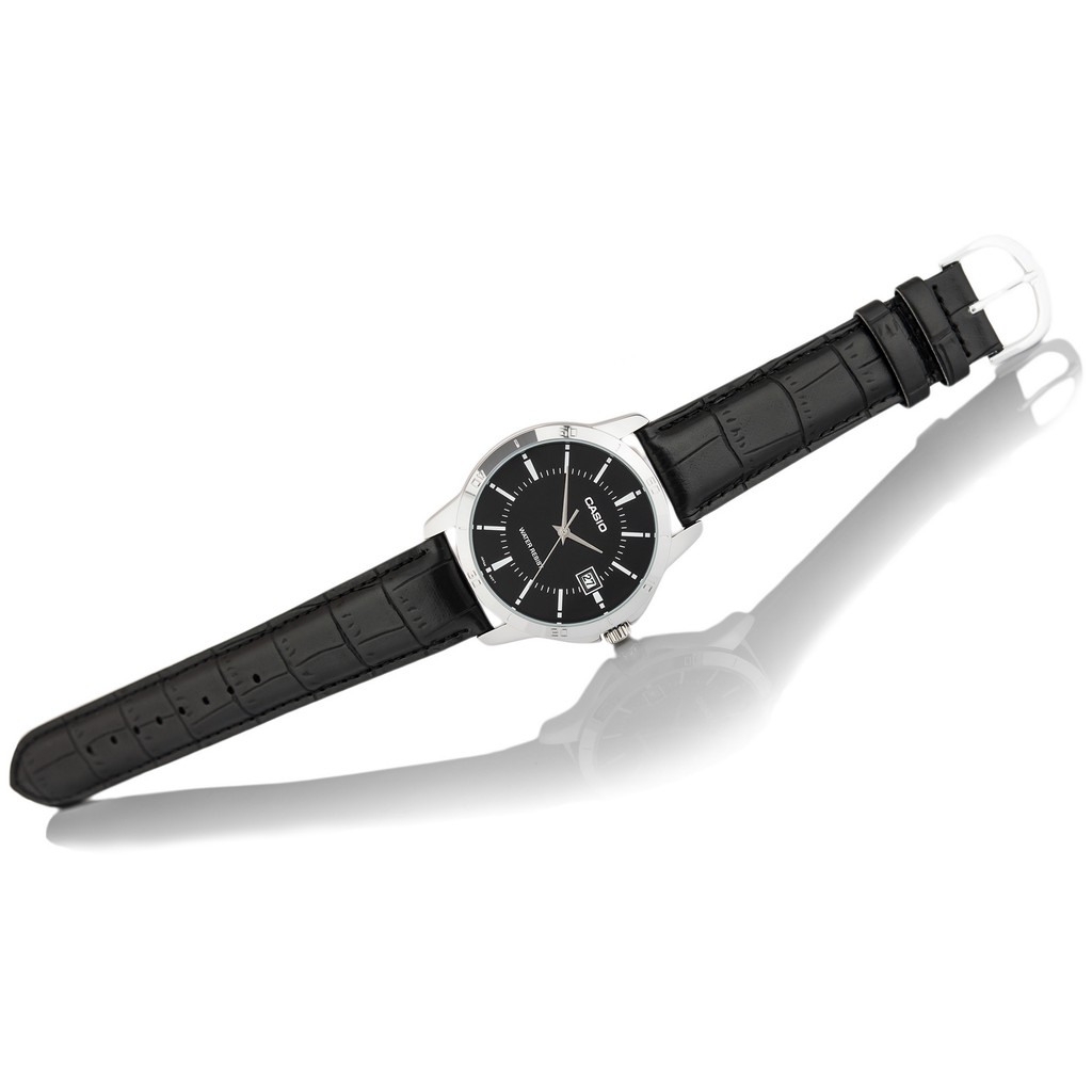 Đồng hồ nam dây da Casio chính hãng Anh Khuê MTP-V004L-1AUDF (41mm)