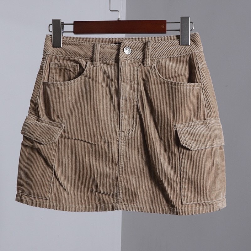 Chân váy f21 conduroy nhung siêu xinh