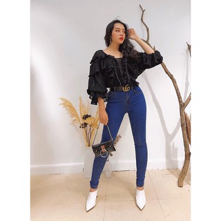 QUẦN SKINNY XANH