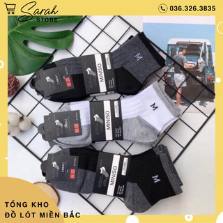 Set 10 đôi tất nam cổ cao tất nam minisoo