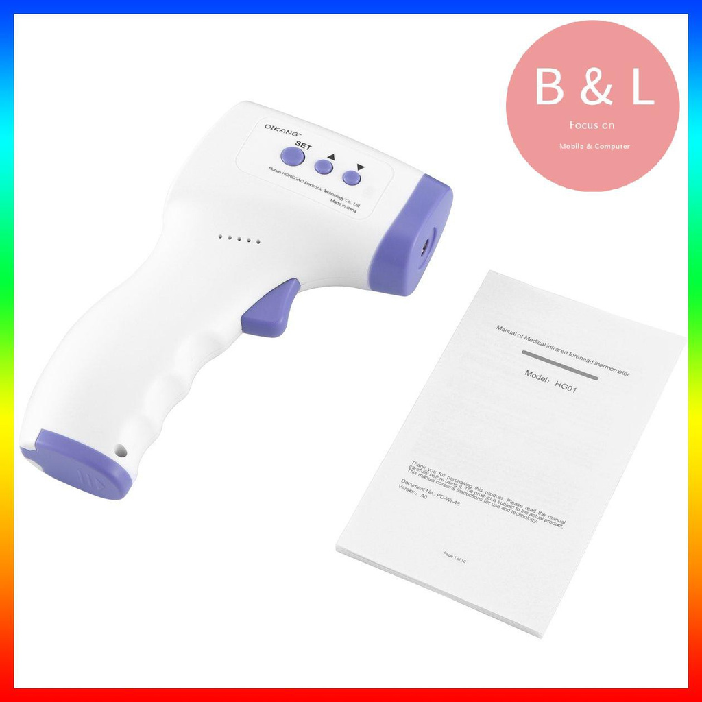 Nhiệt Kế Hồng Ngoại Dikang Hg01-Vi Cầm Tay Không Tiếp Xúc An Toàn Cho Người Lớn Và Trẻ Em