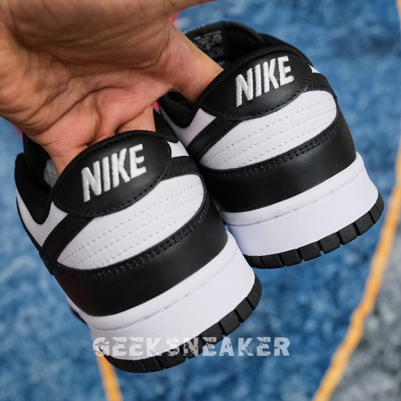 [GeekSneaker] Giày Sneaker Dunk Low Black White 2021