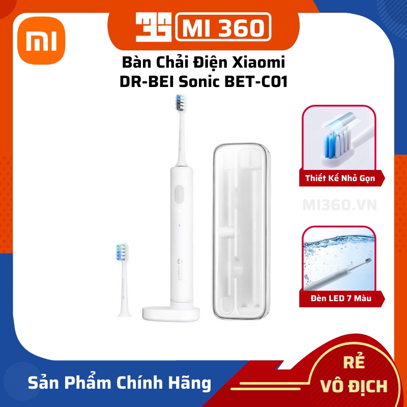 Bàn Chải Điện Xiaomi DR-BEI Sonic BET-C01✅Hàng Cao Cấp Chính Hãng