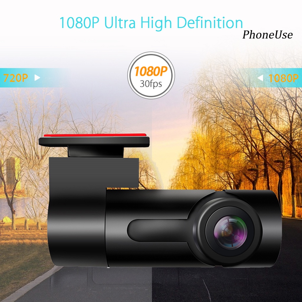 PU-Camera hành trình ô tô góc rộng 130 độ 1080P PU-Loop | BigBuy360 - bigbuy360.vn